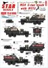 Star Decals 72-A1090 Vietnam Guntrucks. Instant Guntrucks - M54 5-ton truck with M113 APC 1/72